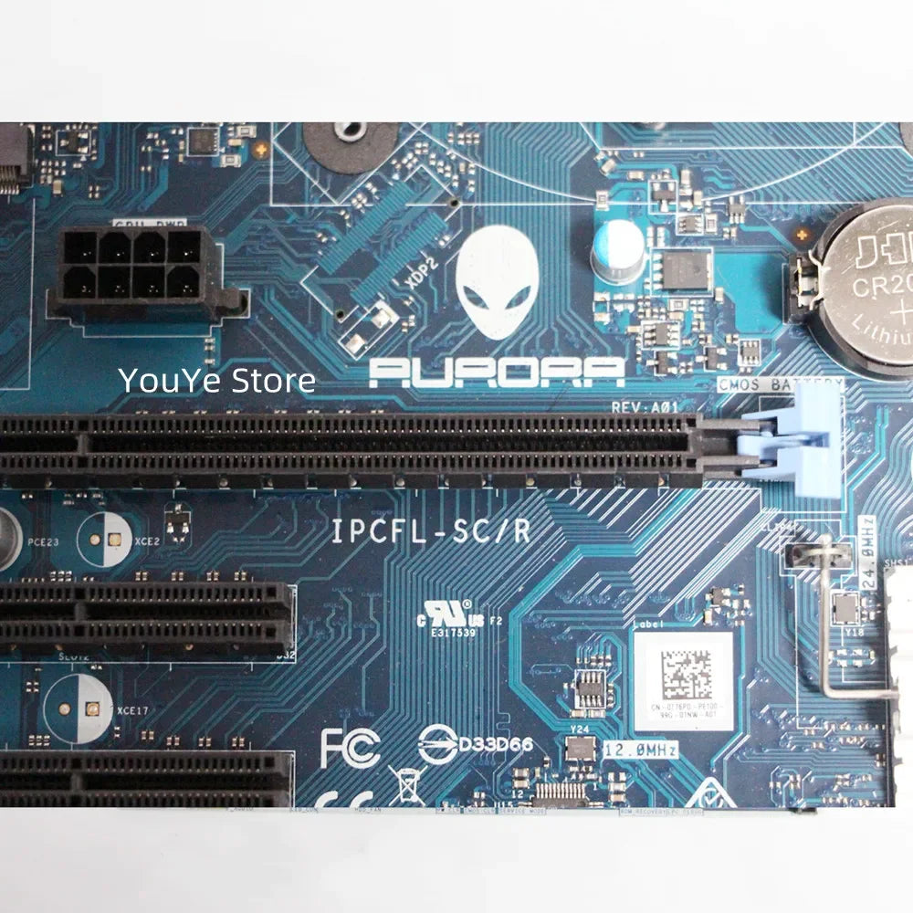 For DELL Alienware Aurora R9 Motherboard CN-0T76PD 0T76PD T76PD Intel Z370 LGA1151 DDR4 IPCFL-SC/R Gaming Mainboard