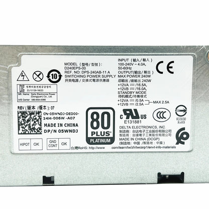 New Original For Dell OptiPlex 3050 5050 7050 MT 240W Power Supply D240EPS-00 DPS-240AB-11 A CN-05WNDJ 05WNDJ Fully Tested