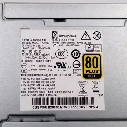 New Original PSU For Lenovo ThinkStation P358 ThinkCentre M90t Gen 5 Power Supply 300W 5P51D77130 PCK023 SP50H29658 Fast Ship