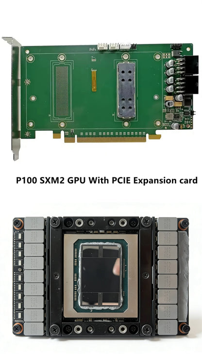 For NVIDIA Tesla P100 SXM2 16GB GPU Accelerator Card SXM2 To PCIE Expansion Card SXM2 Connection