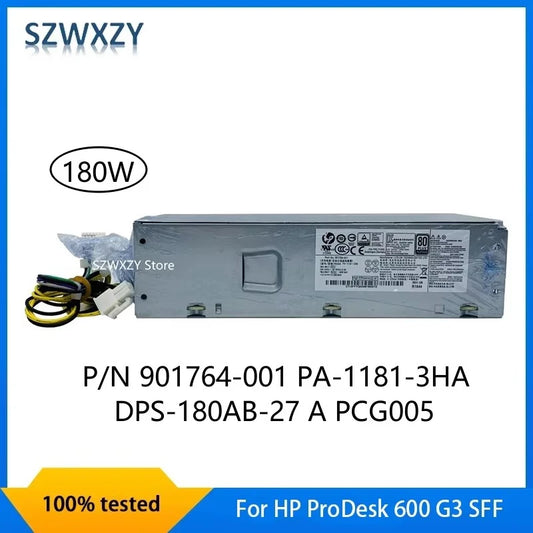 New Original For HP ProDesk 600 G3 901764-001 PA-1181-3HA DPS-180AB-27 A PCG005 180W SFF Power Supply PSU Fast Ship