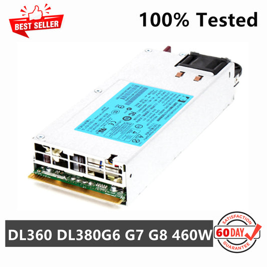 460W Hot Plug Server Power Supply For HP DL360 DL380 G6 G7 G8 DPS-460EB A HSTNS-PR17 511777-001 Fast Ship