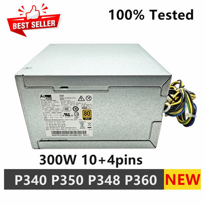 New Original For Lenovo ThinkStation P340 Workstation ThinkCentre M90t 300W Power Supply PCK023 SP50H29604 5P51D77070 5P50V03184 10+4 Pin Fully Tested