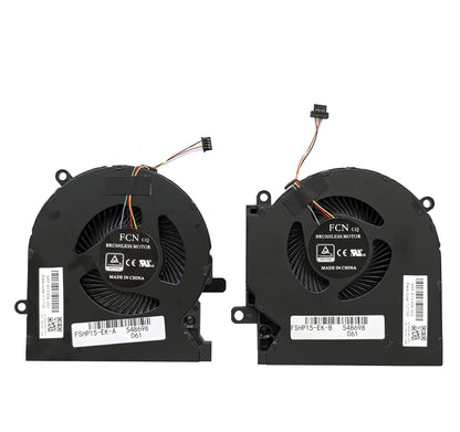 For HP OMEN 15-EK 15-EN CPU GPU Cooling Fan TPN-Q238 TPN-Q236 M04216-001 M04215-001 ND8CC02-19J23 19J22 DC12V DC5V Fast Ship