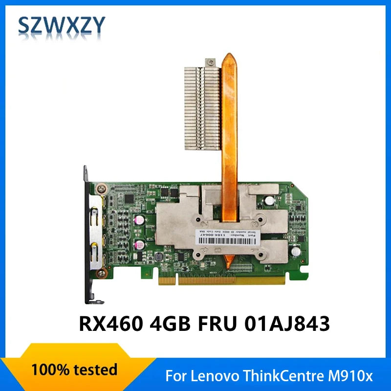 For Lenovo RX 460 4GB 128Bit Graphics Card FRU 01AJ843 For ThinkCentre M910x Desktop
