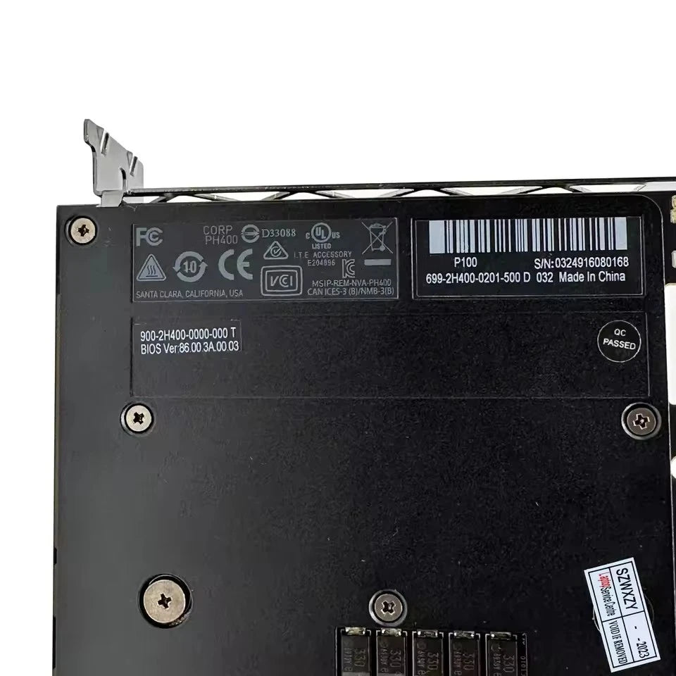 For NVIDIA Tesla P100 16GB HBM2 GPU Accelerator Card for Deep Learning AI & HPC
