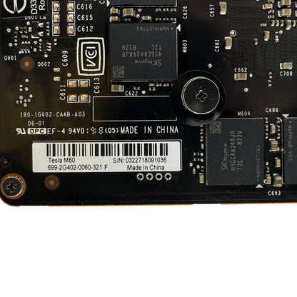 For NVIDIA Tesla M60 16GB GDDR5 Data Center GPU Accelerator for Deep Learning & Virtual Desktop (VDI) Computing