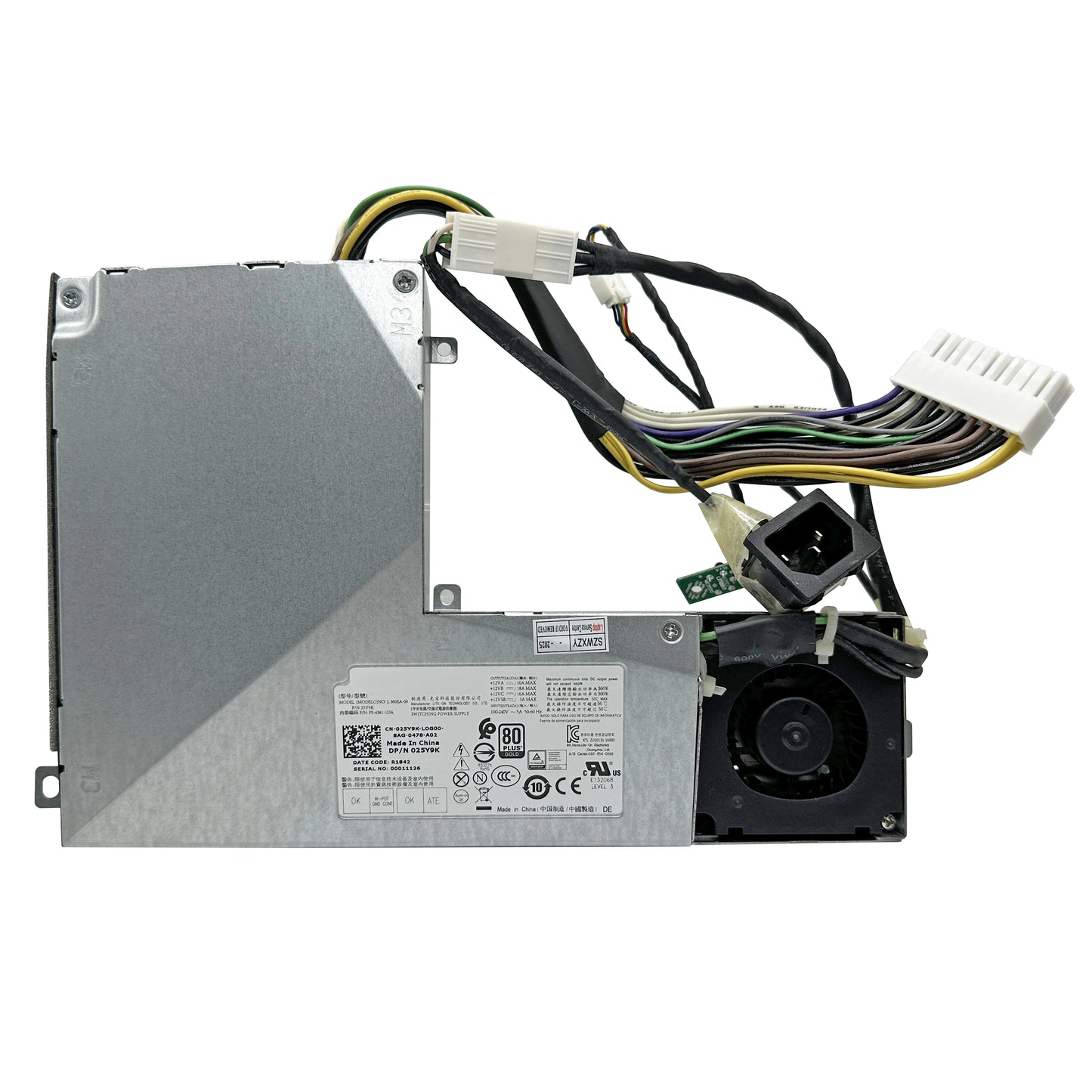 New Original PSU For Dell 5720 XPS 7760 L360EA-00 025Y9K PS-4361-1DA 360W All-In-One Power Supply Fast Ship