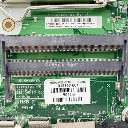 For HP ProDesk 600 G3 DM Mini Motherboard LGA1151 Q270 912857-001 906309-002 912857-601