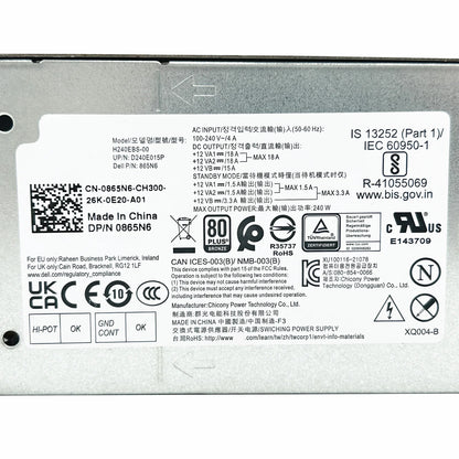 New Original For Dell 240W Power Supply L240EBS-00 H240EBS-00 OptiPlex 3000 5000 7000 MT Vostro 3710 3910 Precision T3660 FHRVJ KK2Y8 H0GX2 865N6 Fully Tested