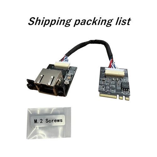 2.5G Ethernet M.2 NGFF 2230 Network Card for Lenovo ThinkCentre M700 M710Q M900 Tiny - i226V / i210AT / RTL8111F/ i211AT Options