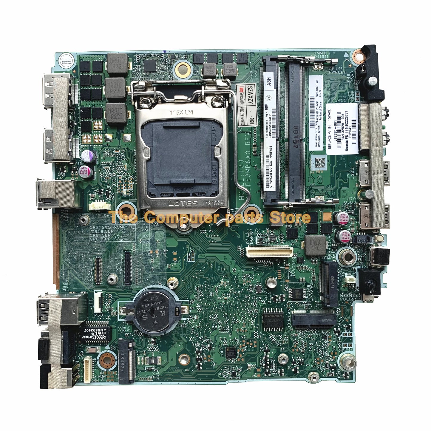 For HP EliteDesk 800 G4 DM Desktop Motherboard 35W L19395-001 L19395-601 DA0F83MB6A0