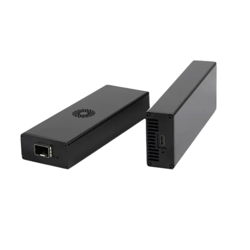 Thunderbolt 3/4 to 10G SFP+ Ethernet Adapter USB4 Compatible 10GbE External Network Card for Mac & Windows (Intel JHL6340 + 82599EN)