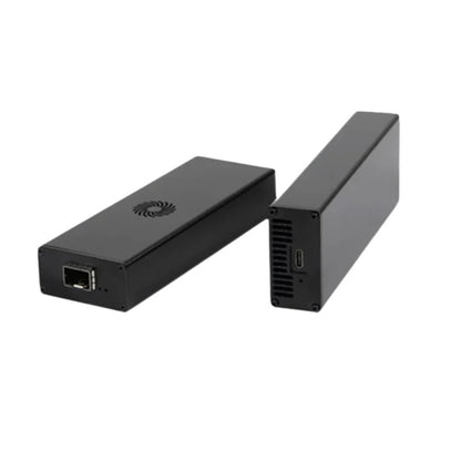Thunderbolt 3/4 to 10G SFP+ Ethernet Adapter USB4 Compatible 10GbE External Network Card for Mac & Windows (Intel JHL6340 + 82599EN)