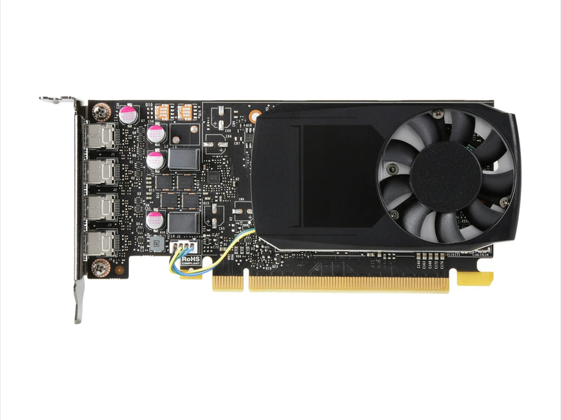For NVIDIA Quadro P1000 4GB GDDR5 Workstation Graphics Card Low Profile 4x Mini DisplayPort Professional 2D/3D GPU