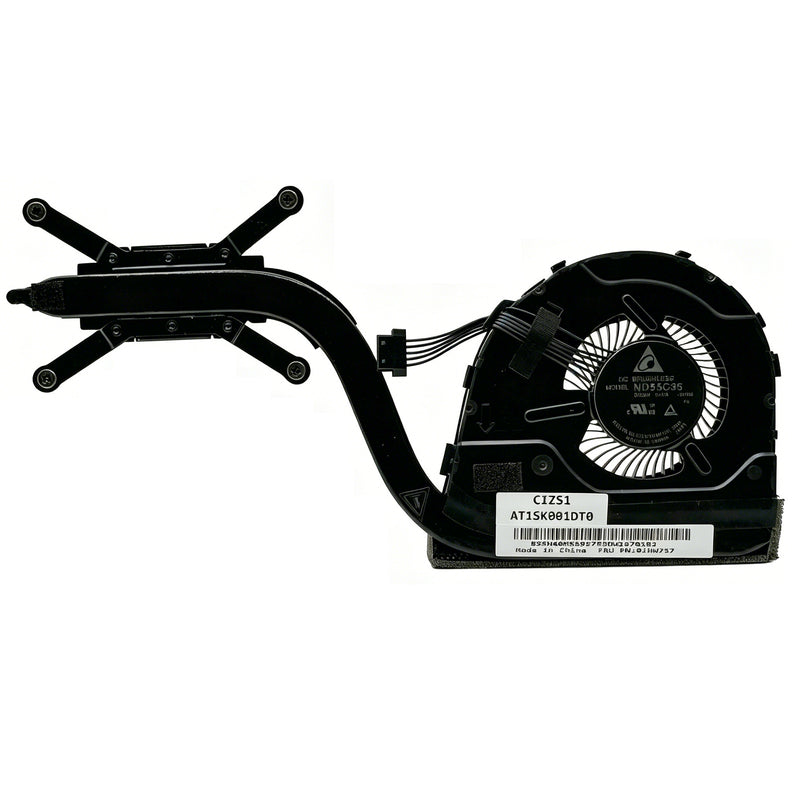 For Lenovo Yoga 260 370 Yoga X380 CPU Cooling Fan Heatsink 01HW757 01HW758