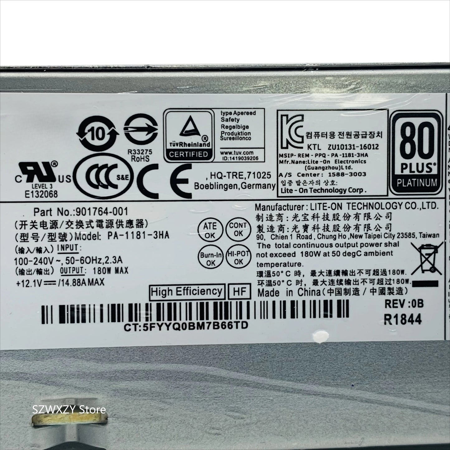 New Original For HP ProDesk 600 G3 901764-001 PA-1181-3HA DPS-180AB-27 A PCG005 180W SFF Power Supply PSU Fast Ship